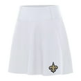thumbnail image 1 of Women's Antigua White New Orleans Saints Chip Skort, 1 of 1