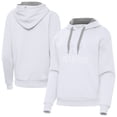 thumbnail image 1 of Women's Antigua  White New Orleans Saints Victory Pullover Hoodie, 1 of 3