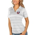 thumbnail image 1 of Women's Antigua White New York Islanders Compass Polo, 1 of 1