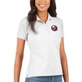 thumbnail image 1 of Women's Antigua White New York Islanders Legacy Pique Polo, 1 of 1