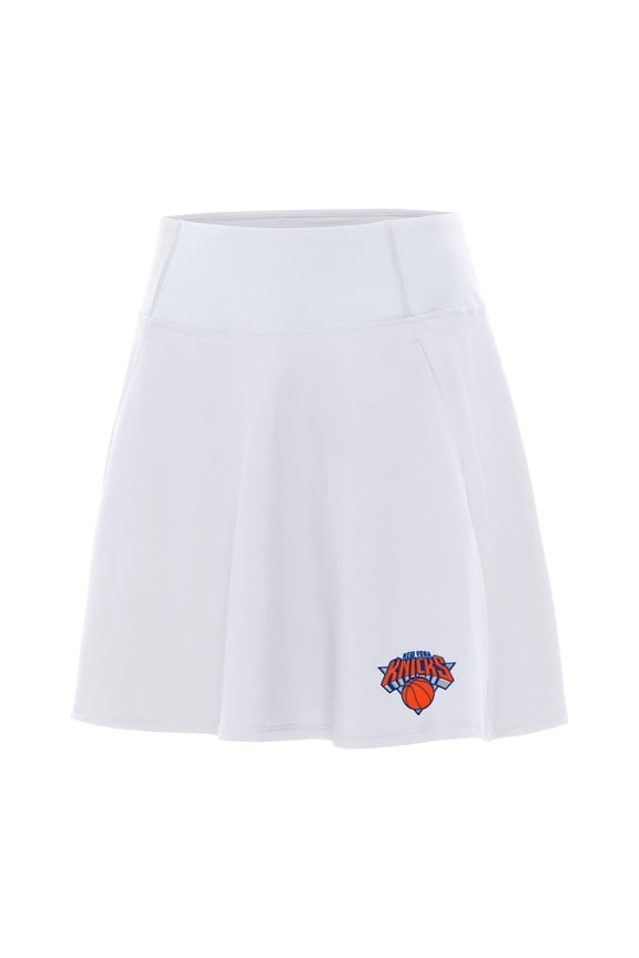 Women's Antigua White New York Knicks Chip Skort
