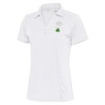 thumbnail image 1 of Women's Antigua  White New York Knicks Shamrock Tribute Polo, 1 of 1