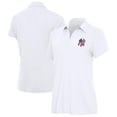 thumbnail image 1 of Women's Antigua White New York Yankees Independence Day Patriotic Logo Era Polo, 1 of 3