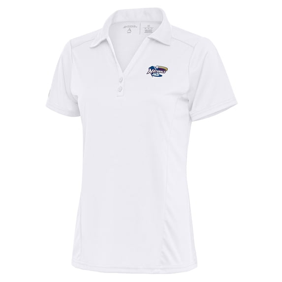 Women's Antigua White Northwest Arkansas Naturals Tribute Polo