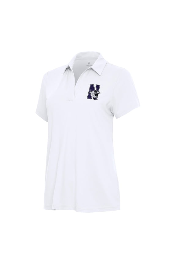 Women's Antigua White Northwestern Wildcats Era Polo