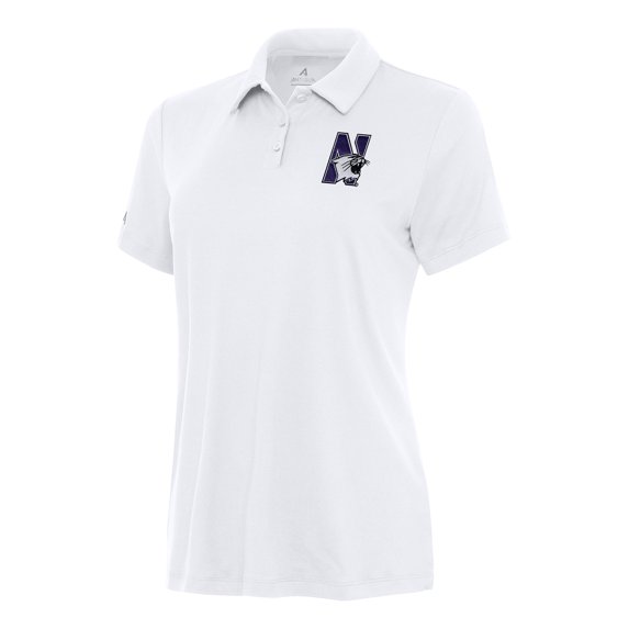 Women's Antigua White Northwestern Wildcats Reprocess Polo