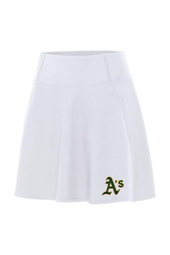 Women's Antigua White Athletics Chip Skort