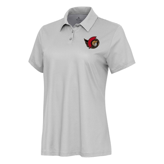 Women's Antigua White Ottawa Senators Rings Polo