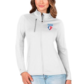 Philadelphia 76ers Antigua Victory Pullover Hoodie - White