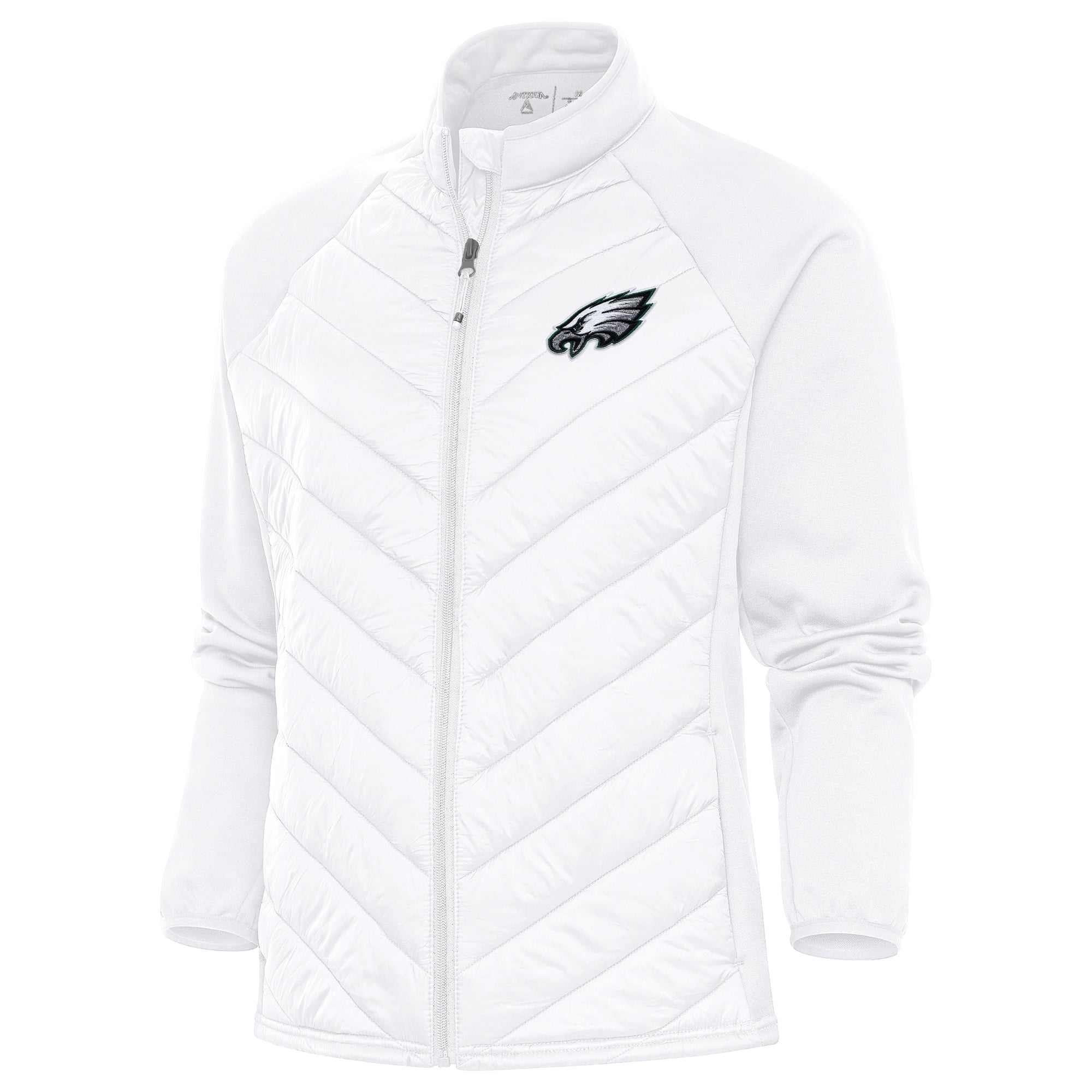 Women's Antigua White Philadelphia Eagles Altitude FullZip Jacket