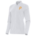 thumbnail image 1 of Women's Antigua White Pittsburgh Pirates Continual Full-Zip Jacket, 1 of 1