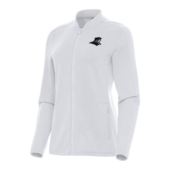 Women's Antigua White Providence Friars Continual Full-Zip Jacket