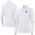 thumbnail image 1 of Women's-Antigua  White Ricky Stenhouse Jr. Reprocess Quarter-Zip Pullover Top, 1 of 3