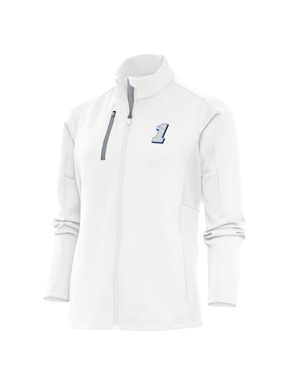 Women's Antigua White Ross Chastain Generation Full-Zip Jacket