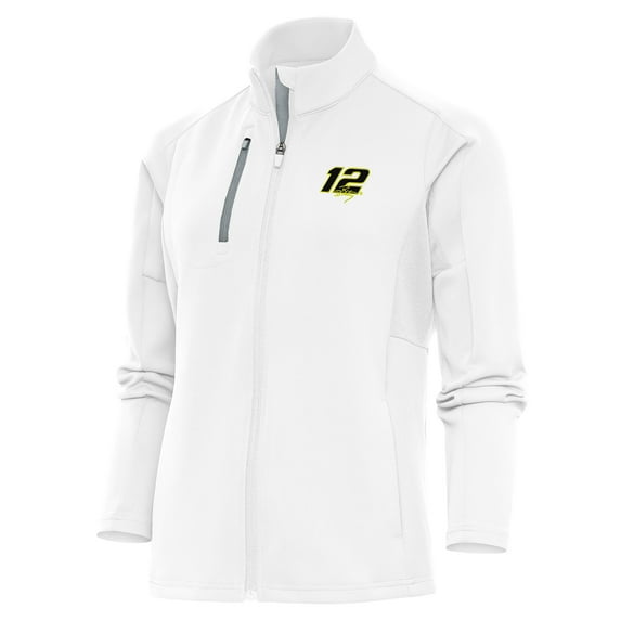 Women's Antigua White Ryan Blaney Generation Full-Zip Jacket