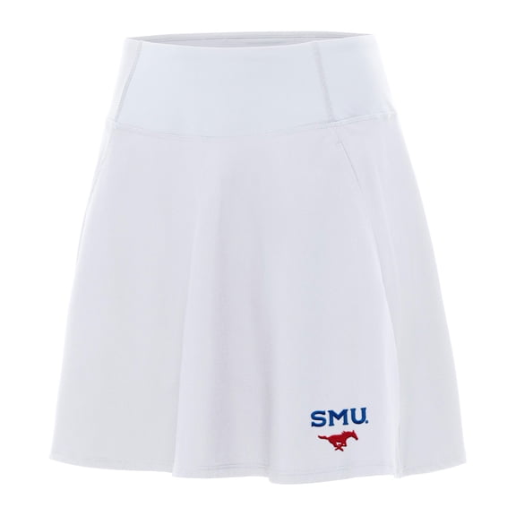 Women's Antigua White SMU Mustangs Chip Skort