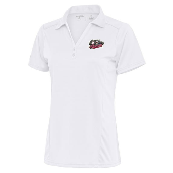 Women's Antigua White Sacramento River Cats Tribute Polo
