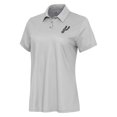 thumbnail image 1 of Women's Antigua  White San Antonio Spurs Rings Polo, 1 of 1