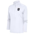 thumbnail image 1 of Women's Antigua White San Diego FC Half-Zip Pullover Top, 1 of 1