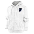 thumbnail image 1 of Women's Antigua White San Jose Earthquakes Logo Victory Full-Zip Hoodie, 1 of 1
