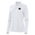 thumbnail image 1 of Women's Antigua White San Jose Sharks Reprocess Quarter-Zip Top, 1 of 1