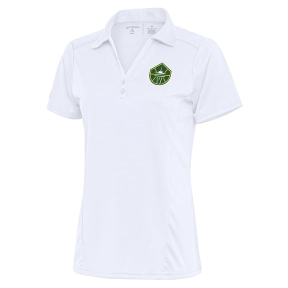 Women's Antigua White Seattle Storm Tribute Polo