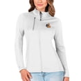 thumbnail image 1 of Women's Antigua White/Silver Loyola Chicago Ramblers Generation Full-Zip Jacket, 1 of 1