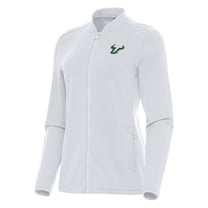 Women's Antigua White South Florida Bulls Continual Full-Zip Jacket