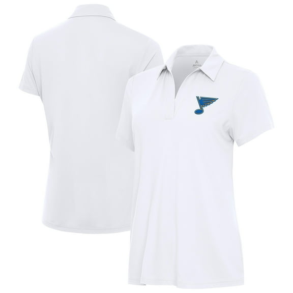 Women's Antigua White St. Louis Blues Era Polo