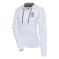 thumbnail image 1 of Women's Antigua  White St. Louis Cardinals Brushed Metallic Victory Pullover Hoodie, 1 of 1