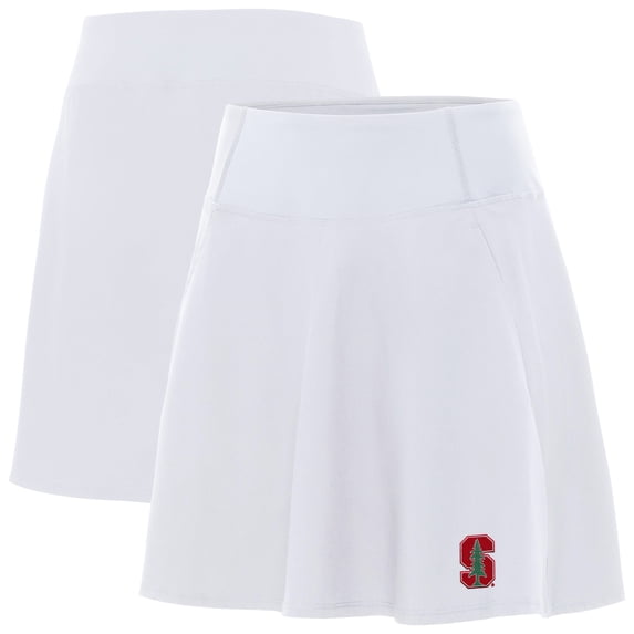 Women's Antigua White Stanford Cardinal Chip Skort