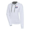 thumbnail image 1 of Women's Antigua  White Stockton Ports Victory Pullover Hoodie, 1 of 1