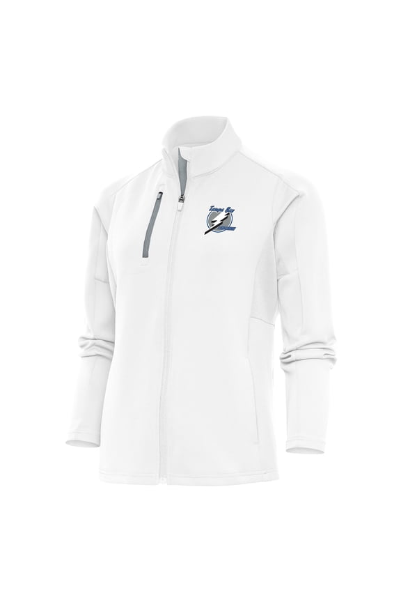 Women's Antigua White Tampa Bay Lightning Special Edition 2.0 Generation Full-Zip Jacket