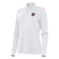 thumbnail image 1 of Women's Antigua White Texas A&M Aggies Reprocess Quarter-Zip Top, 1 of 1