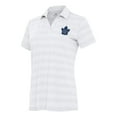 thumbnail image 1 of Women's Antigua White Toronto Maple Leafs Tunnel Polo, 1 of 1