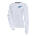 thumbnail image 1 of Women's Antigua  White Tulsa Drillers Victory Pullover Sweatshirt, 1 of 1