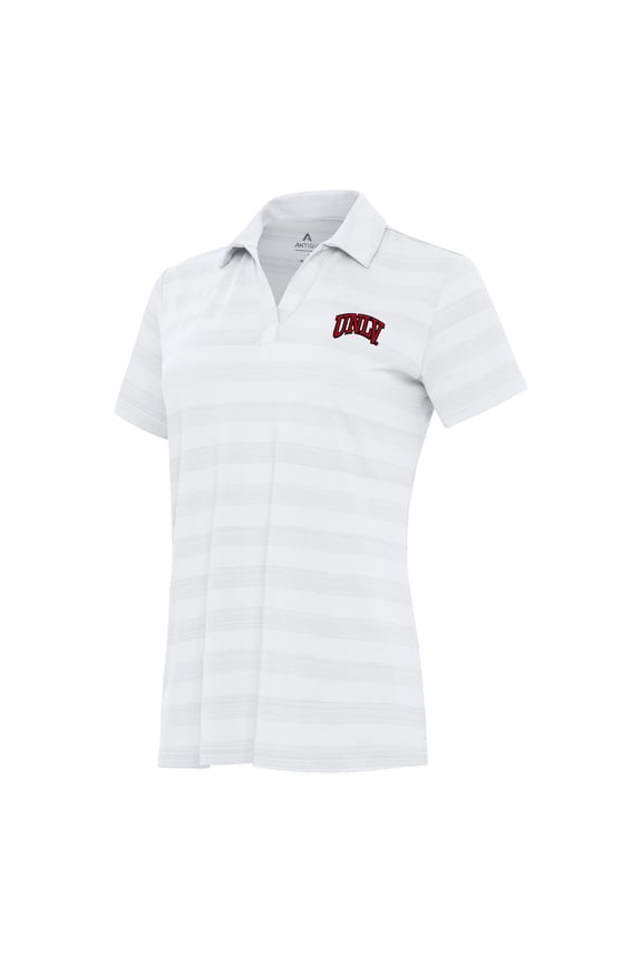 Women's Antigua White UNLV Rebels Tunnel Polo
