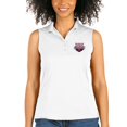 thumbnail image 1 of Women's Antigua White USA Swimming Sleeveless Tribute Polo, 1 of 1