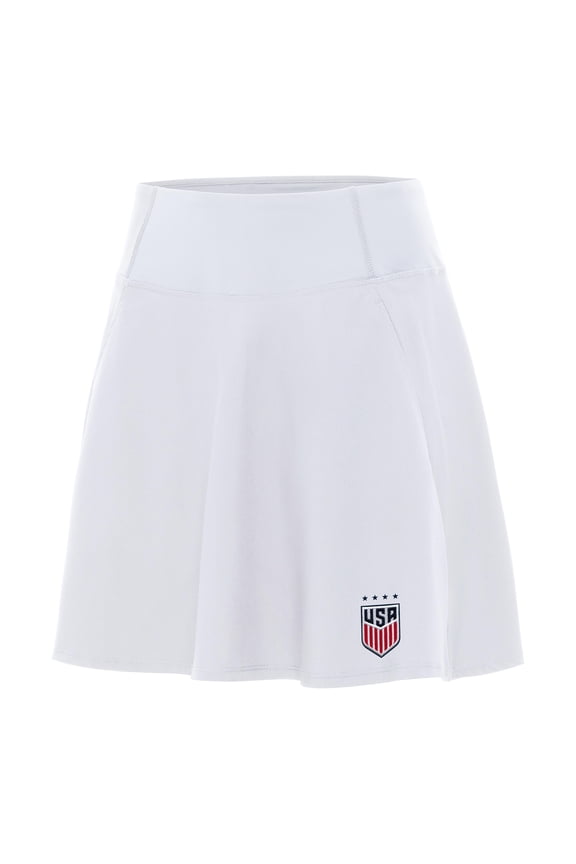 Women's Antigua White USWNT Chip Skort