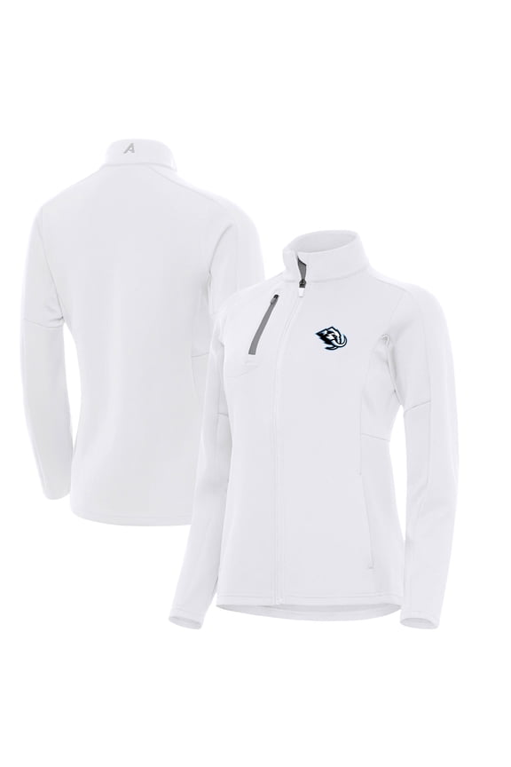 Women's Antigua White Utah Mammoth Generation Full-Zip Jacket