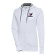thumbnail image 1 of Women's Antigua  White Wichita Wind Surge Victory Full-Zip Hoodie, 1 of 1