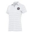 thumbnail image 1 of Women's Antigua White Winnipeg Jets Tunnel Polo, 1 of 1