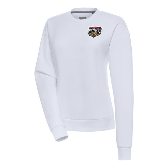 Women's Antigua White Wisconsin Timber Rattlers Victory Pullover Sweatshirt