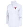 thumbnail image 1 of Women's Antigua  White Worcester Red Sox Tribute Half-Zip Pullover Top, 1 of 1