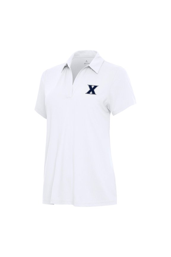 Women's Antigua White Xavier Musketeers Era Polo