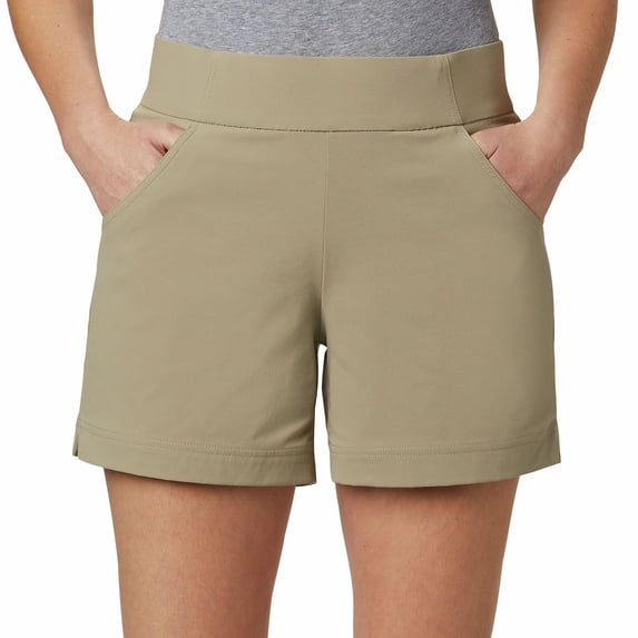 Women's Columbia Anytime Casual Shorts Color: Tusk Size: MEDIUM