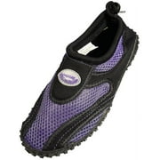 Shoe Shack Womens Shoes Comfortable Water Shoe Socks Purple, 10