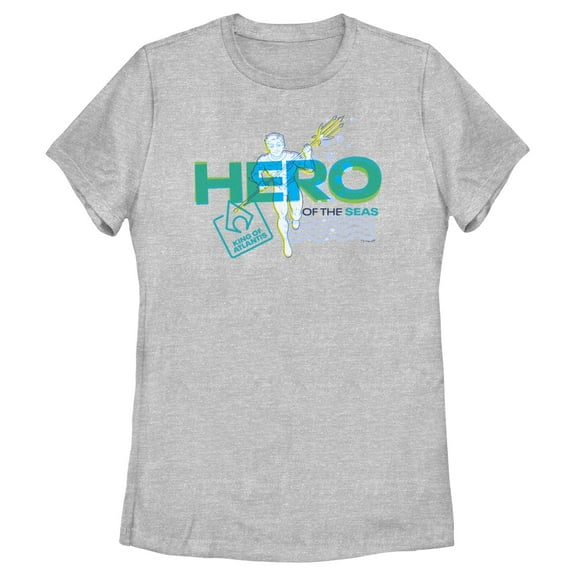 Women's Aquaman Hero of The Seas  Graphic T-Shirt