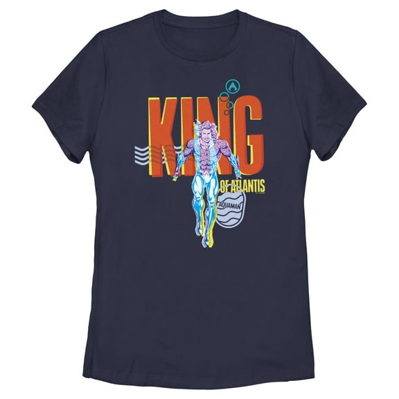 Women's Aquaman King of Atlantis Graphic T-Shirt