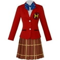thumbnail image 1 of Women's Arataka Reigen Style Outfit – School Uniform Suit for Halloween & Themed Events, 1 of 6